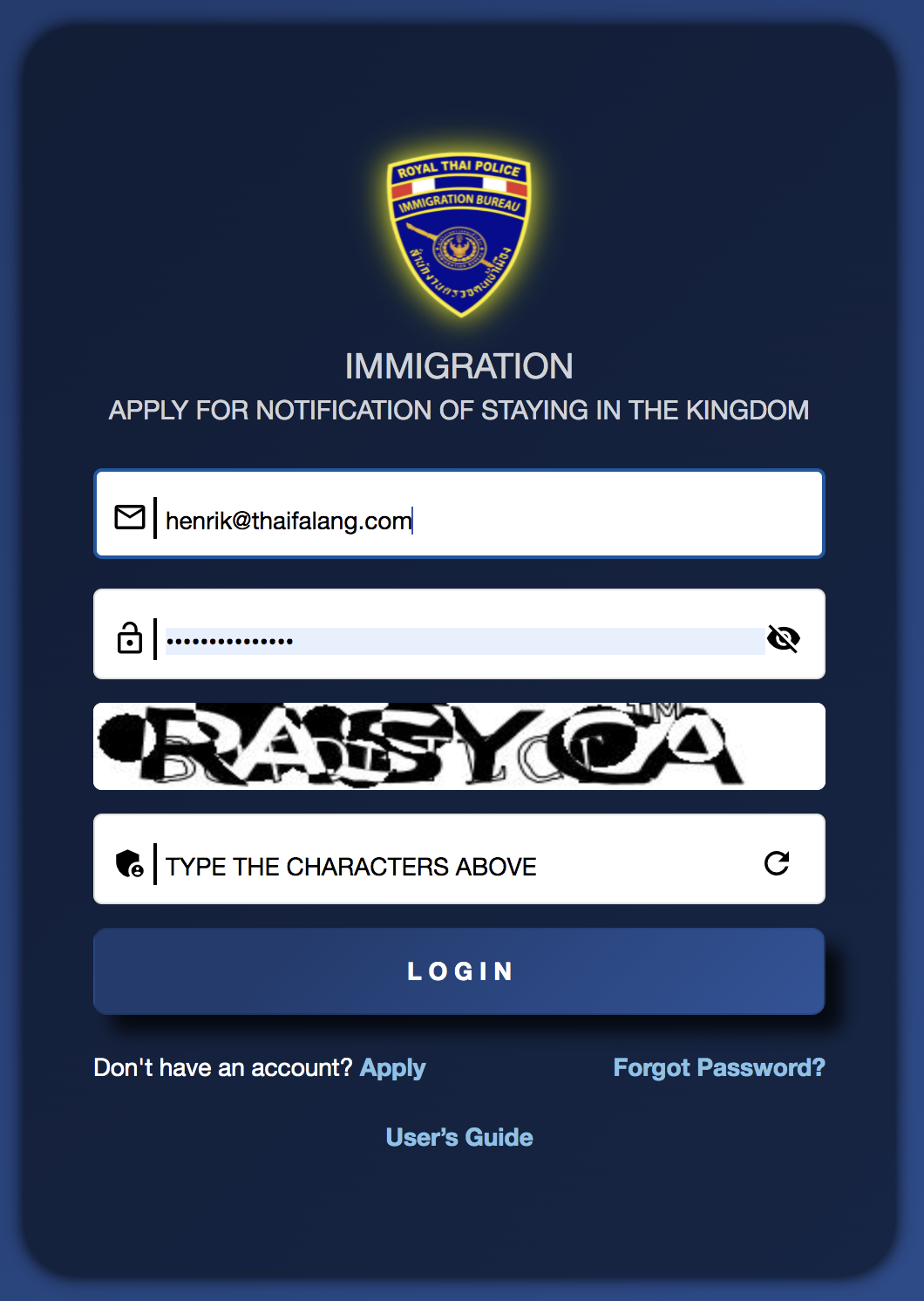 Thai Visa & Extension